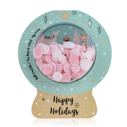 PROMO Set de confettis de papier de savon HAPPY HOLIDAYS