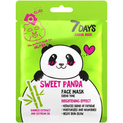 ANIMAL MASK Masque soin visage en tissu DOUX PANDA