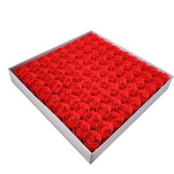Rose en papier de savon 3g rouge