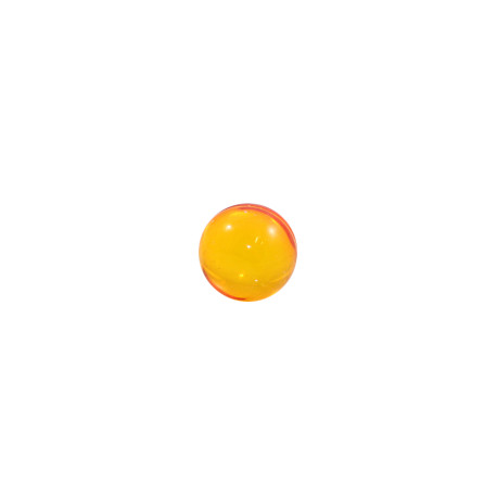 Grossiste Perle ronde transparente orange